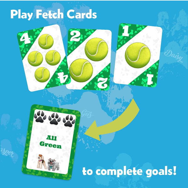 Gamewright - Up Dog - Race Your Furry Friends for The Ultimate Dish! Age 8+, 2-4 Players