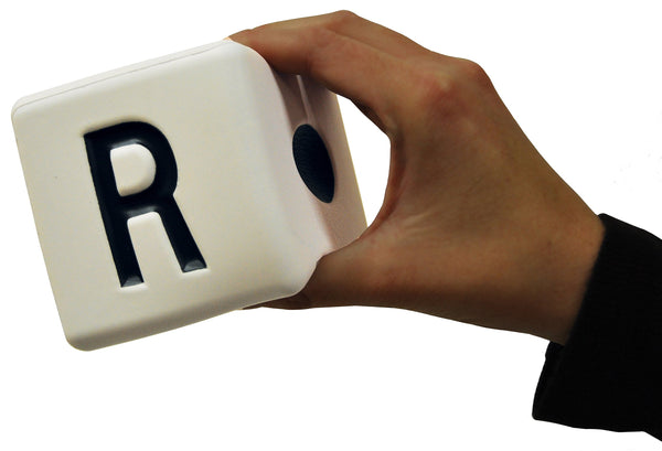 Big LCR® Left Center Right™ Dice Game - Oversized 3.5" Foam Dice - Party Game for 3+ Players