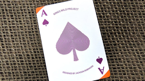 Kings Wild Project Plum Pi Luxury Playing Cards, Pi Slice Series Vol. 1 Standard Edition Collectible Poker Deck
