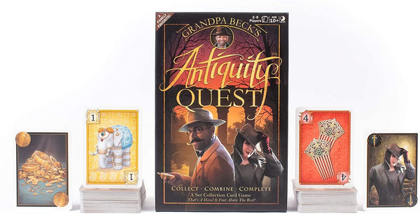 Grandpa Beck's Games - Antiquity Quest - A Set Collection Card Game Similar to Hand and Foot or Canasta, 2-8 Players Ages 10+ (First Edition)