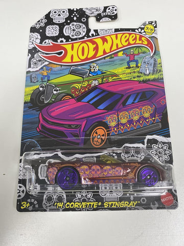 Hot Wheels - Dia De Los Muertos Halloween 2021 - '14 Corvette Stingray, 3/5