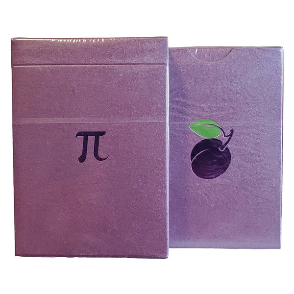 Kings Wild Project Plum Pi Luxury Playing Cards, Pi Slice Series Vol. 1 Standard Edition Collectible Poker Deck