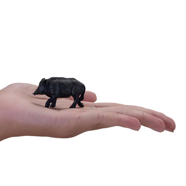 MOJO Mini Woodland Animals Playset, 12 Mini Hand-Painted Wildlife Figures, Realistic North American Forest Animal Figurines, Durable PVC, Ages 3+