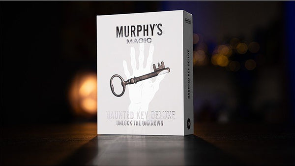Murphy's Magic Haunted Key Deluxe - Antique-Look Haunted Skeleton Key Magic Trick Prop with Tutorial Video, Pocket Sized Close-Up Mentalism & Halloween Effect