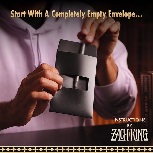 theory11 & Zach King Trickstarters Flash Cash Magic Trick | Wallet Fills with Cash | Easy-to-Learn, Instant Astonishment for Beginners & Magic Enthusiasts