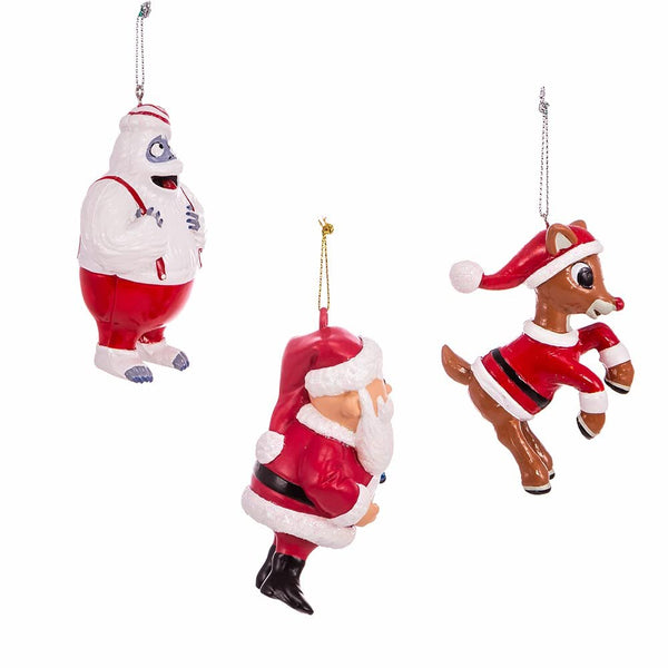Rudolph The Red-Nosed Reindeer? Blow Mold Ornament 3-Piece Set