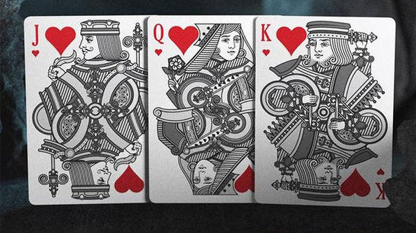 Kings Wild Project Slate Edition Tally-Ho Playing Cards, Standard Edition, Poker Size Deck, Custom Index, Premium USPCC Cardistry Stock, Collectible Playing Cards for Magic, Cardistry, and Poker
