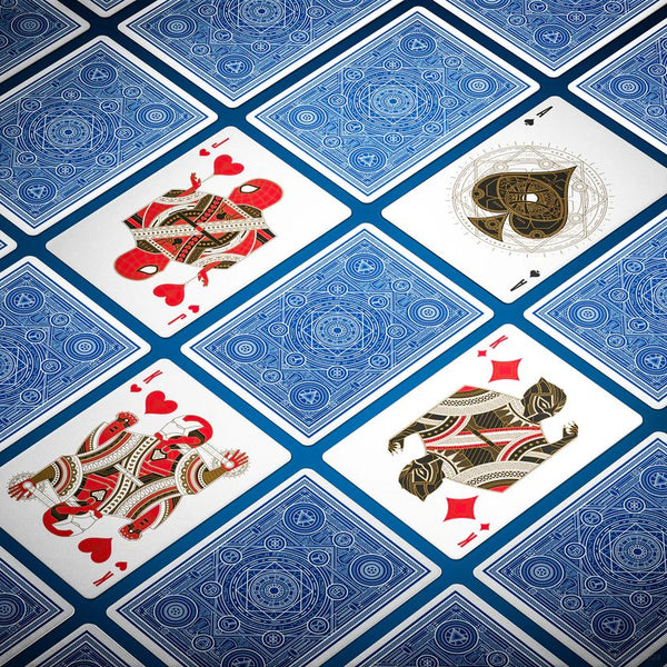 theory11 Avengers Blue Edition Premium Playing Cards - Marvel Studios' The Infinity Saga Deck, Poker Size Standard Index