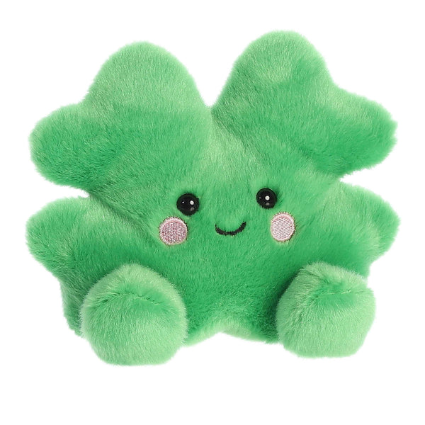 Aurora® Adorable Palm Pals™ 5" Chance Clover™ Stuffed Animal - Fun Collectible Plush for Kids and Adult Collectors - Perfect for Decorating Rooms and Birthday Gifts - Green 5.5 Inches