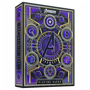 theory11 Avengers Purple Edition Premium Playing Cards - Marvel Studios' The Infinity Saga Deck, Poker Size Standard Index