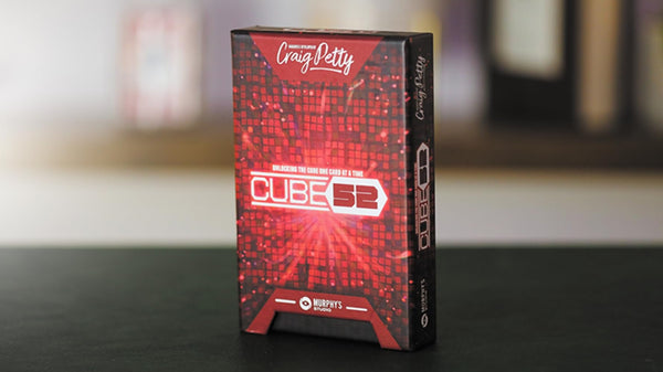 Murphy's Magic Cube 52 Magic Trick Set by Craig Petty - Marked Deck with 4-Volume Online Instructions - Rubik's Cube Card Magic for All Skill Levels