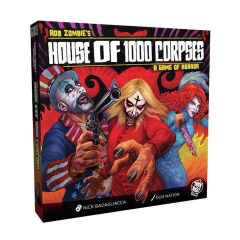 Trick Or Treat Studios Rob Zombie's House of 1000 Corpses Board Game - Horror Co-Op Tabletop Game for 1-4 Players, Ages 14+