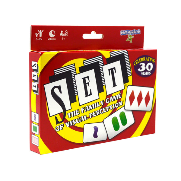 PlayMonster SET Card Game of Visual Perception - Race to Find The Matches, For Ages 8+, 81 Cards, Rules included