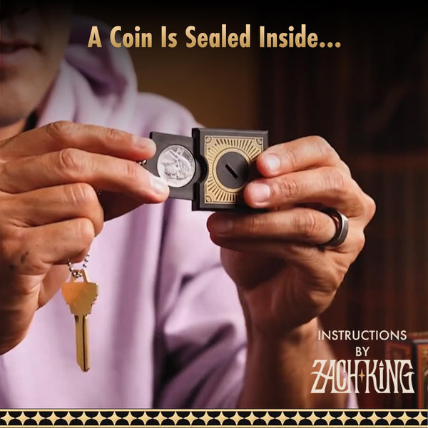 theory11 & Zach King Trickstarters Key Coin Mystery | Key Penetrates USA Quarter | Easy-to-Learn, Real-World Magic for Performers