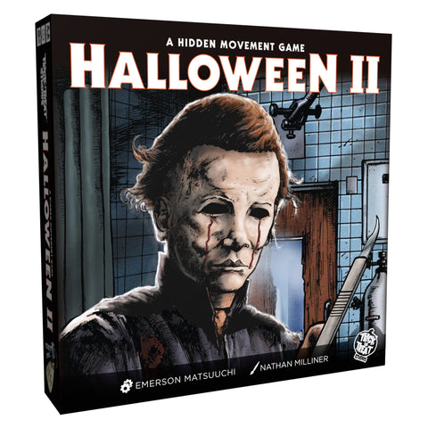 Trick Or Treat Studios Halloween 2 Board Game - Hidden Movement Strategy Game Inspired by Halloween II, Suspenseful Gameplay, 2-4 Players, Ages 14+