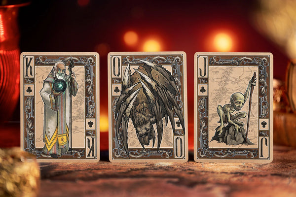 Kings Wild Project The Lord of The Rings: The Two Towers Luxury Playing Cards, Standard Edition, Poker Size Custom Index