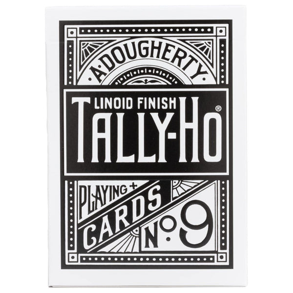 Tally Ho Signature Series Black Playing Cards - Luxury Poker Deck for Magic Tricks, Cardistry, Sleight of Hand, and Collectors by USPCC