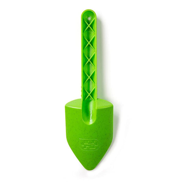 Bigjigs Toys Eco Spade for Kids (Meadow Green) - 20.5cm Wheat Fibre Toy Spade, Quality Sand Toys, Holiday Toys for Toddlers, Sand Shovels