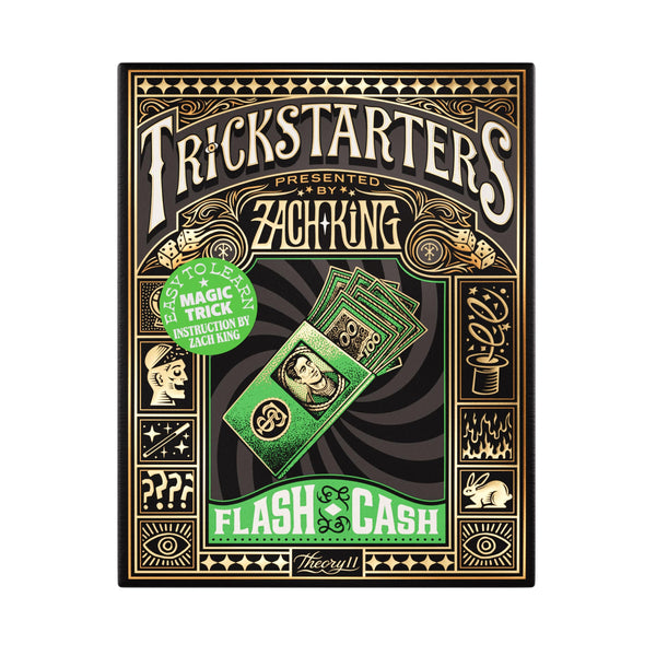 theory11 & Zach King Trickstarters Flash Cash Magic Trick | Wallet Fills with Cash | Easy-to-Learn, Instant Astonishment for Beginners & Magic Enthusiasts