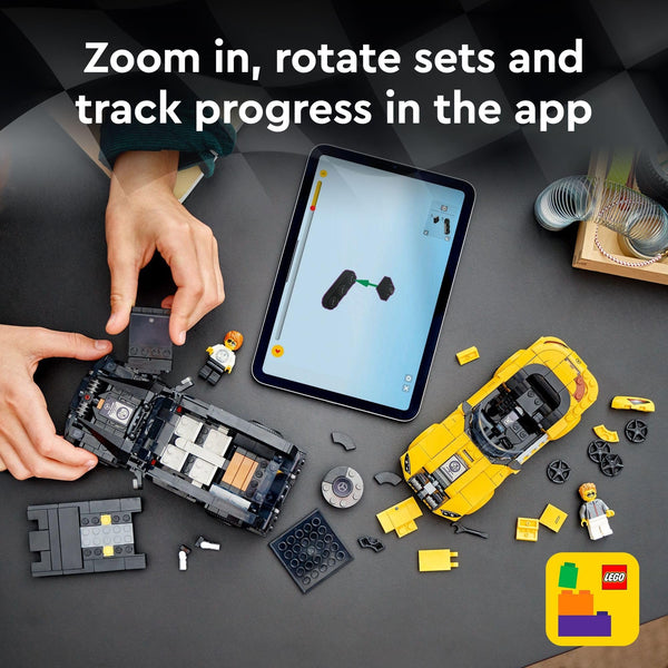 LEGO Speed Champions Mercedes-AMG G 63 & Mercedes-AMG SL 63 Building Toys - Kids Pretend Play Toy Cars for Boys & Girls, Ages 10+ Years - Gifts for Christmas - 76924