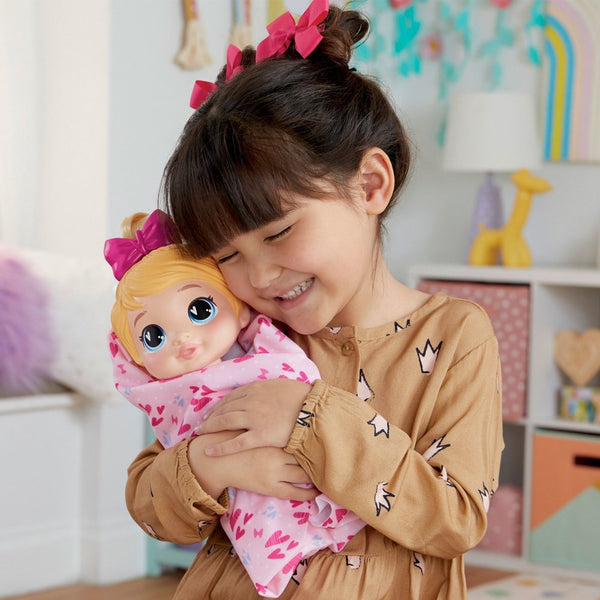 Baby Alive Shampoo Snuggle Harper Hugs Blonde Hair 11 Inch Water Baby Doll Playset, Toys for 3 Year Old Girls & Boys & Up