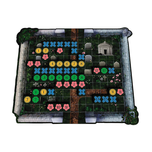 Trick Or Treat Studios Immortal - A Graveyard Floral Puzzle Game of Final Arrangements, Strategy Tile-Placement Board Game, 2-6 Players Ages 14+