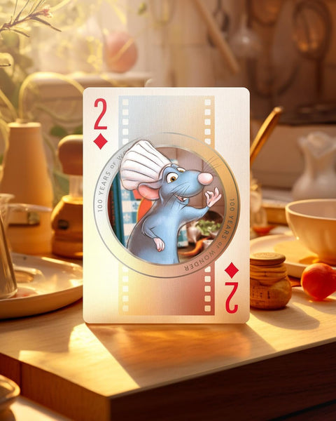 BIcycle Disney Limited Edition 100 Year Anniversary Playing Cards - Holographic Foil - Features 20+ Iconic Disney Characters