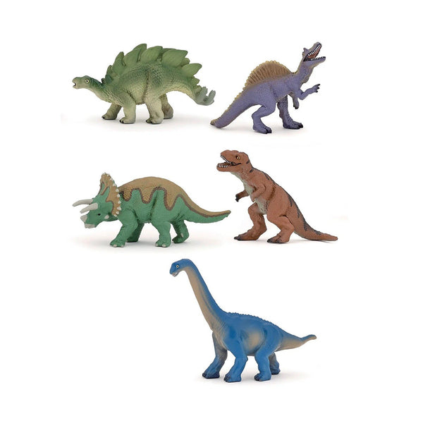 Papo Mini Dinosaurs Assortment Box - 30 Piece Collectible Dinosaur Figures