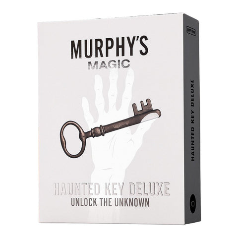 Murphy's Magic Haunted Key Deluxe - Antique-Look Haunted Skeleton Key Magic Trick Prop with Tutorial Video, Pocket Sized Close-Up Mentalism & Halloween Effect