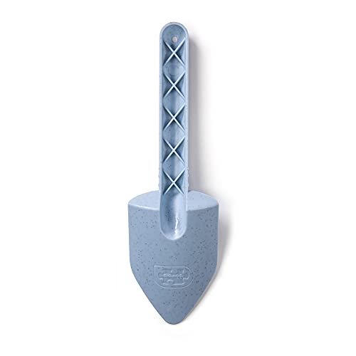 Bigjigs Toys Eco Spade for Kids (Dove Grey) - 20.5cm Wheat Fibre Toy Spade, Quality Sand Toys, Holiday Toys for Toddlers, Sand Shovels