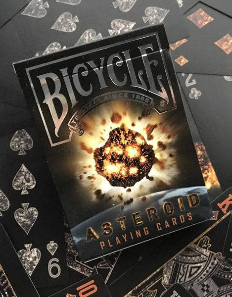 Bicycle Asteroid Playing Cards, Black, Poker Size