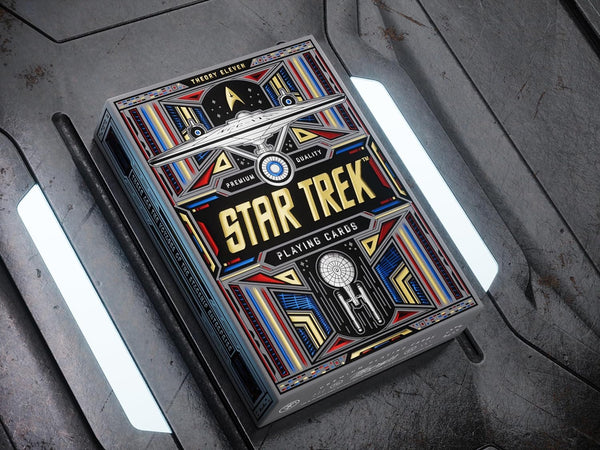 theory11 Star Trek Light Premium Playing Cards, Poker Size Standard Index, Luxury Playing Cards