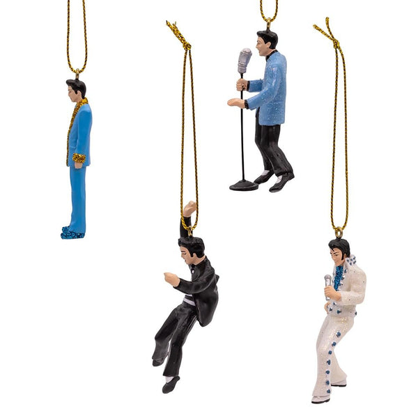 Kurt Adler 4pc Elvis Presley? Miniature Ornaments