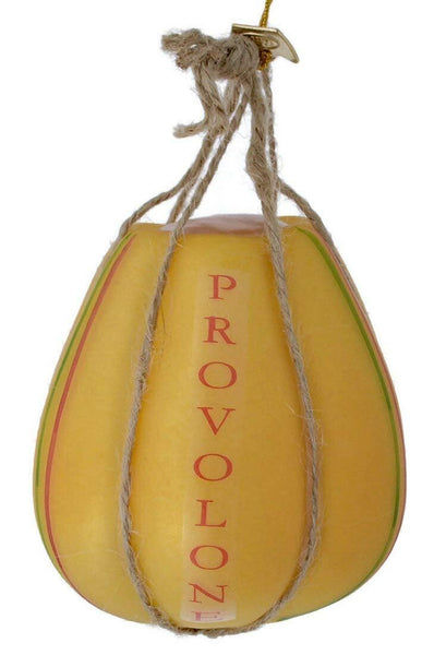 Kurt Adler Noble GEMS Glass Italian Cheese Ornament - 3 Assorted: PARMIGGIANO, PROVOLONE and MOZZERELLA