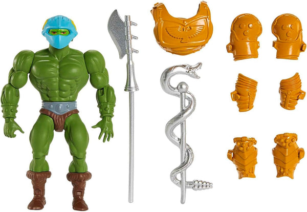 Masters of the Universe Origins Action Figure & Accessory, Eternian Guard Infiltrator Figure & Mini Comic Book, 5.5 in