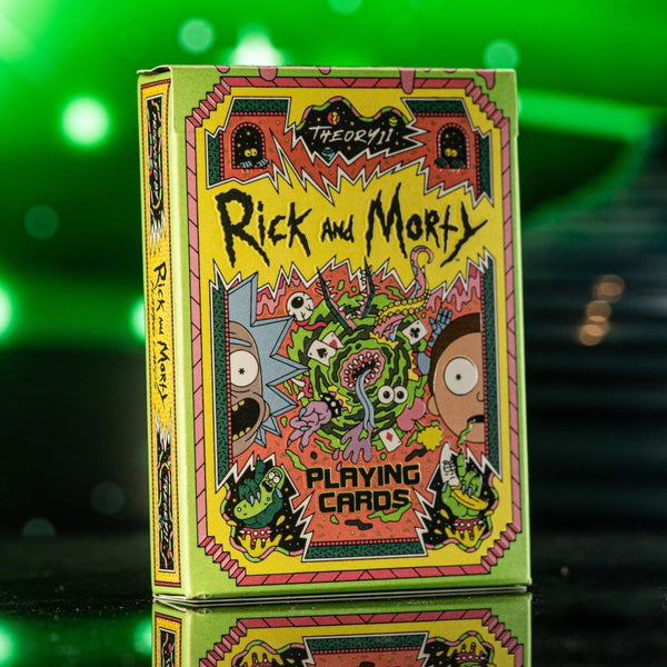 theory11 Rick and Morty Themed Playing Cards, Poker Size Custom Index