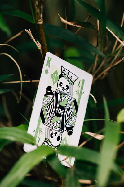 Bicycle Panda Playing Cards, Cute and Collectible Animal Deck, Poker Size Standard Index, 1 Deck