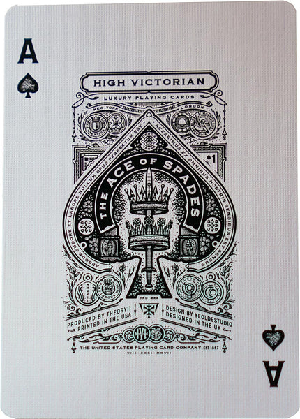 theory11 High Victorian Green Playing Cards, Poker Size Standard Index