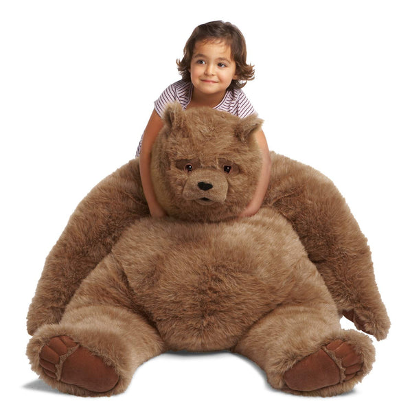 Manhattan Toy Kodiak Bear Jumbo 40" Huggable Stuffed Animal and Plush Room Décor for 4 Years and Up