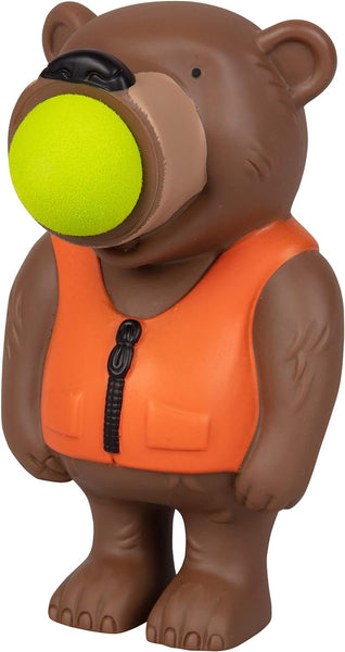 Hog Wild Bear Popper Toy - Shoot Foam Balls Up to 20 Feet - 6 Balls Included - Age 4+