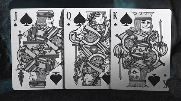 Kings Wild Project Slate Edition Tally-Ho Playing Cards, Standard Edition, Poker Size Deck, Custom Index, Premium USPCC Cardistry Stock, Collectible Playing Cards for Magic, Cardistry, and Poker