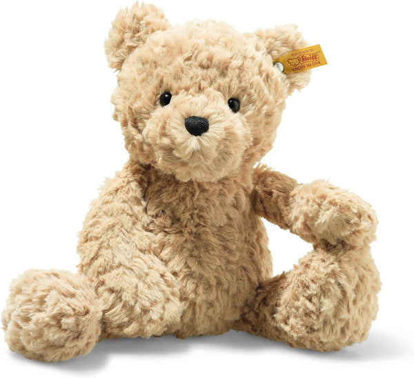 Steiff Jimmy Teddy Bear, Premium Teddy Bear Stuffed Animal, Teddy Bear Toys, Stuffed Teddy Bear, Teddy Bear Plush, Plushy Toy for Girls Boys and Kids, Soft Cuddly Friends (Light Brown, 12")