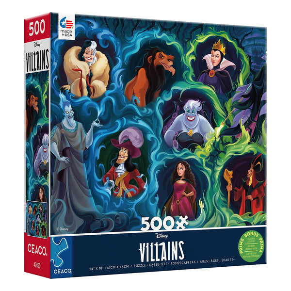 Ceaco - Disney Villains - 500 Piece Jigsaw Puzzle