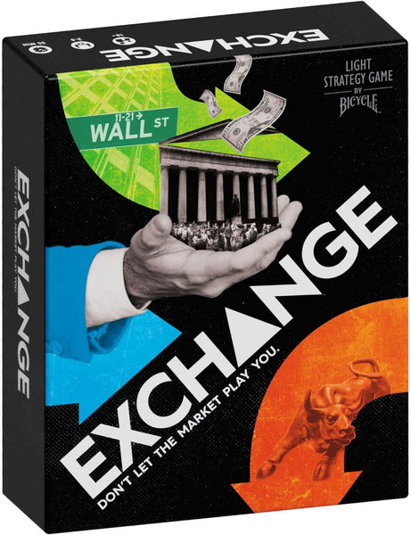 Bicycle Exchange Board Game - A Light Strategy Stock Market Trading Game for Ages 10+, 3-6 Players, 35 Minutes