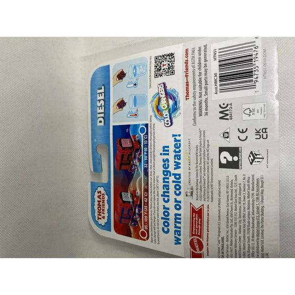Fisher-Price Thomas & Friends Color Changers Diesel Metal Engine Toy with Temperature-Activated Color Change