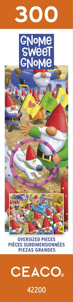 Ceaco - Gnome Sweet Gnome - Gnome Parade - 300 Piece Jigsaw Puzzle