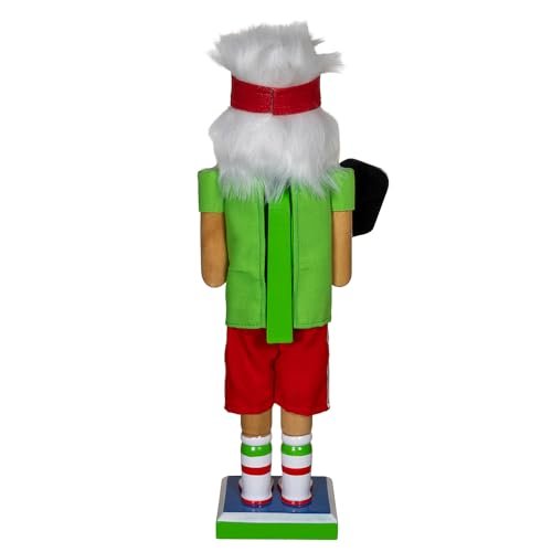 Kurt Adler 12-inch Wooden Pickleball Nutcracker