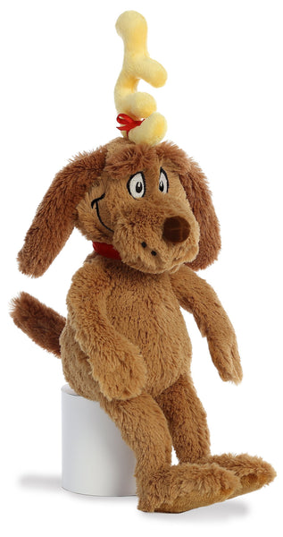 Aurora® Whimsical Dr. Seuss™ Max Stuffed Animal - Magical Storytelling - Officially Licensed - Brown 16 Inches