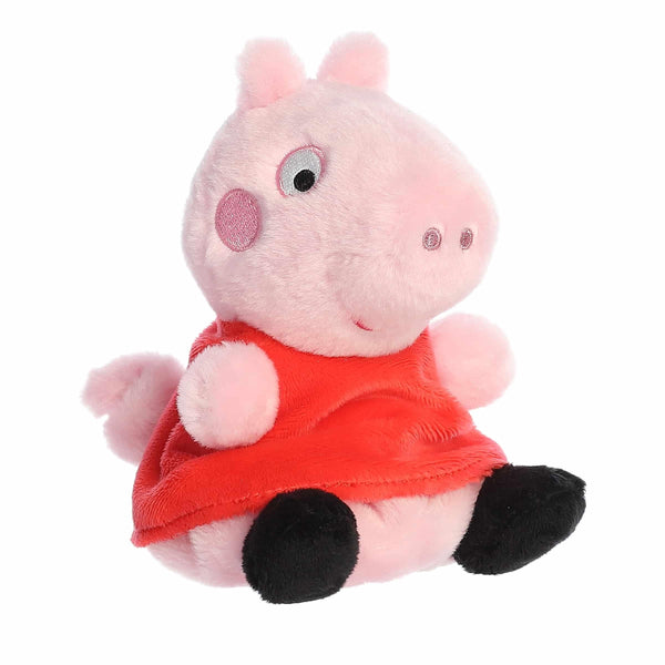Aurora® Playful Peppa Pig™ Palm Pals™ Stuffed Animal - Officially Licensed Toys for All Fans - Perfect for Birthdays, Adults and Kids All Ages - Pink 5 Inches