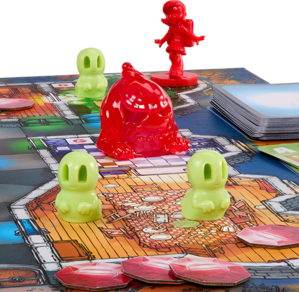 Mattel Games Ghost Fightin’ Treasure Hunters Anniversary Edition Board Game, Cooperative Family Game with 2 Ways to Play Including a One vs. All Mode, 2-5 Players Ages 8+